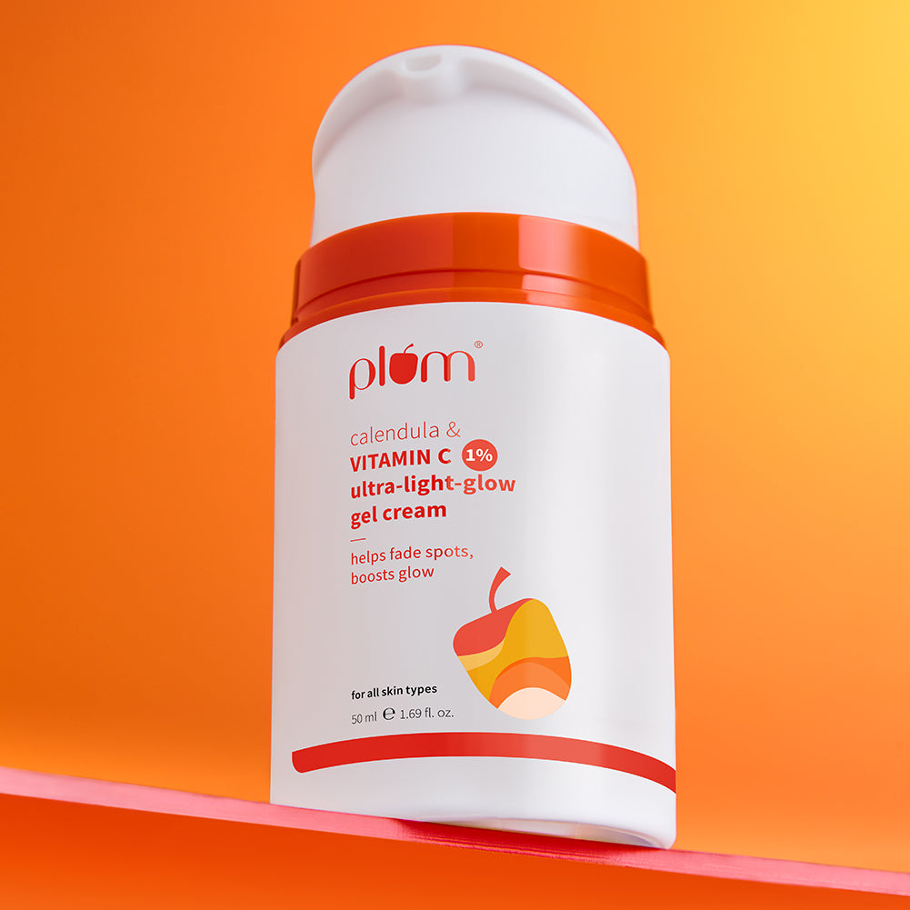 1% Vitamin C Ultra-Light-Glow Boosting Gel Cream For Glowing Skin