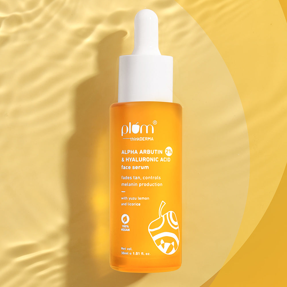 2% Alpha Arbutin & Hyaluronic Acid Tan Fading Face Serum For All Skin Types