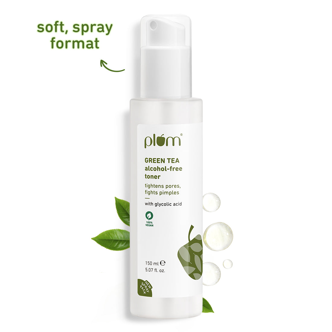 Green Tea Alcohol-Free Pore Tightening Face Toner For Oily & Acne-Prone Skin