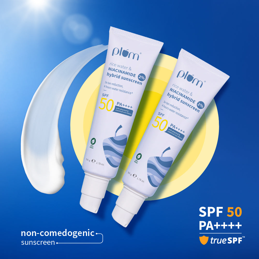 2% Niacinamide & Rice Water SPF 50 PA++++ Hybrid Sunscreen