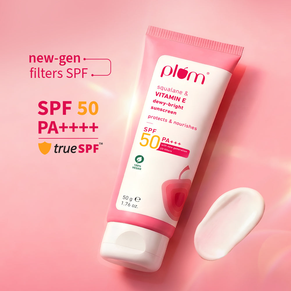 Squalane & Vitamin E Dewy-Bright Sunscreen SPF 50 PA+++
