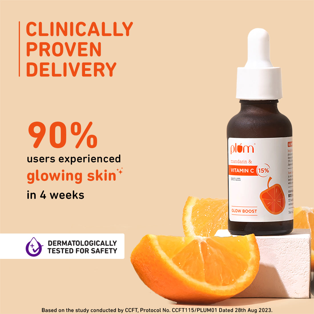 Glow & Protect Duo | 15% Vitamin C Serum 30ml, Cica & Hyaluronic Acid SPF 50 PA+++ Sunscreen 50g
