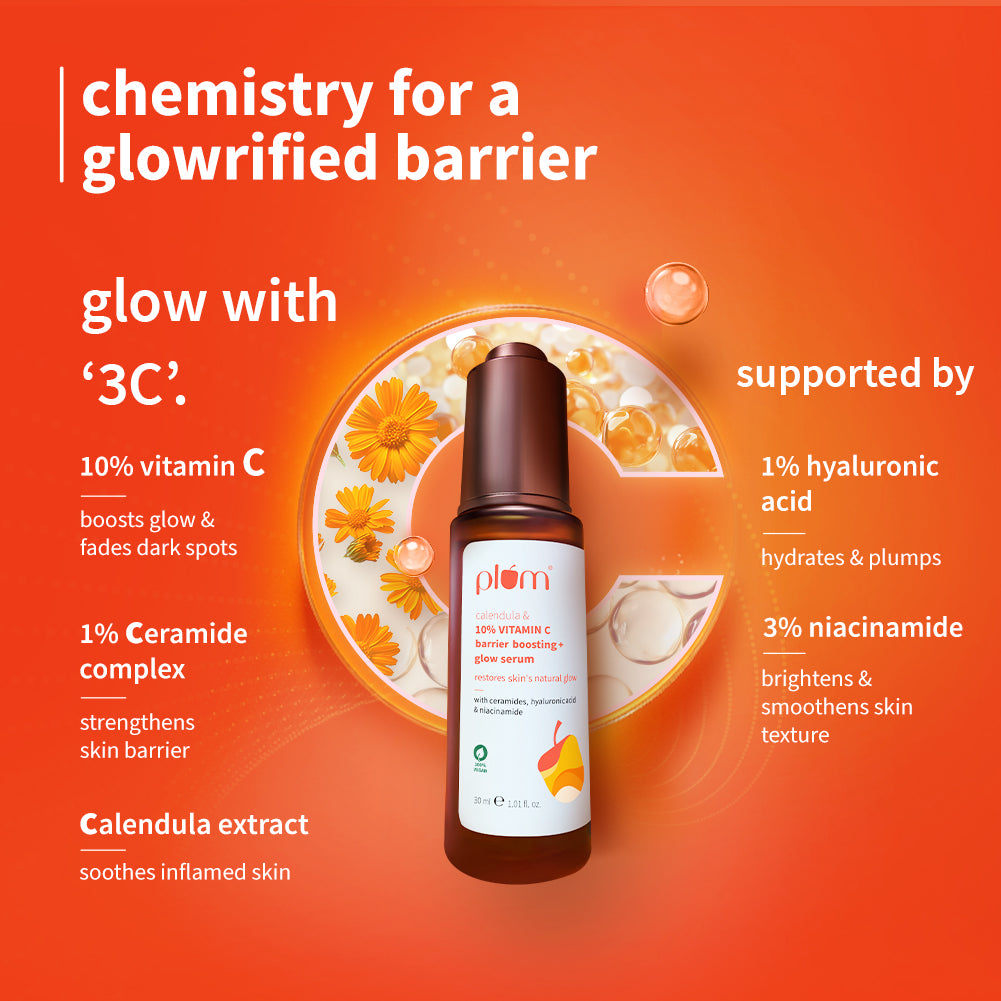 10% Vitamin C & Calendula Barrier Boosting + Glow Serum