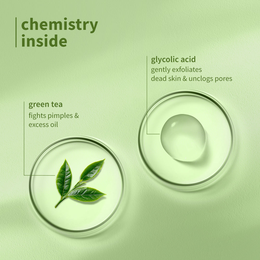Green Tea Pore Cleansing Face Wash For Oily & Acne-Prone Skin