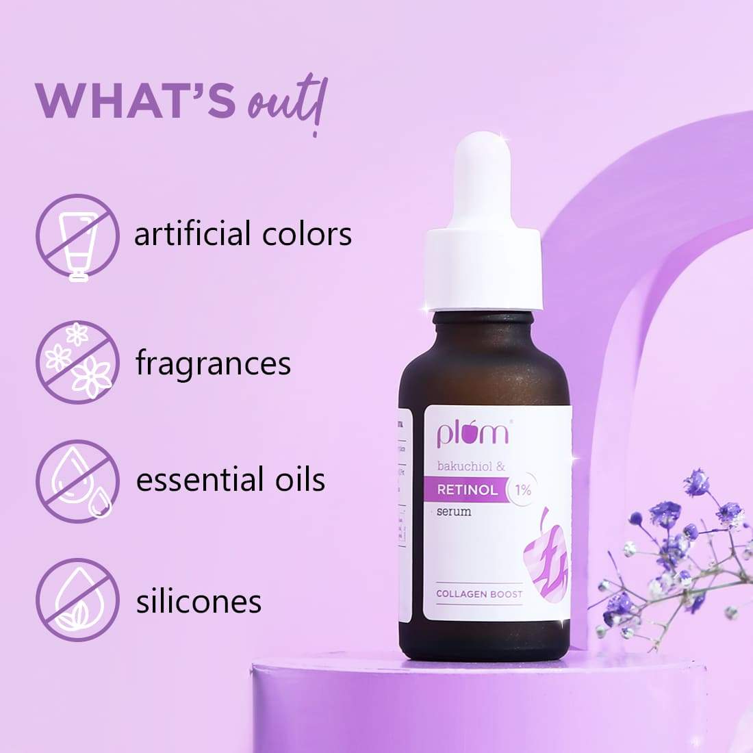 Retinol Face Serum with Bakuchiol 4