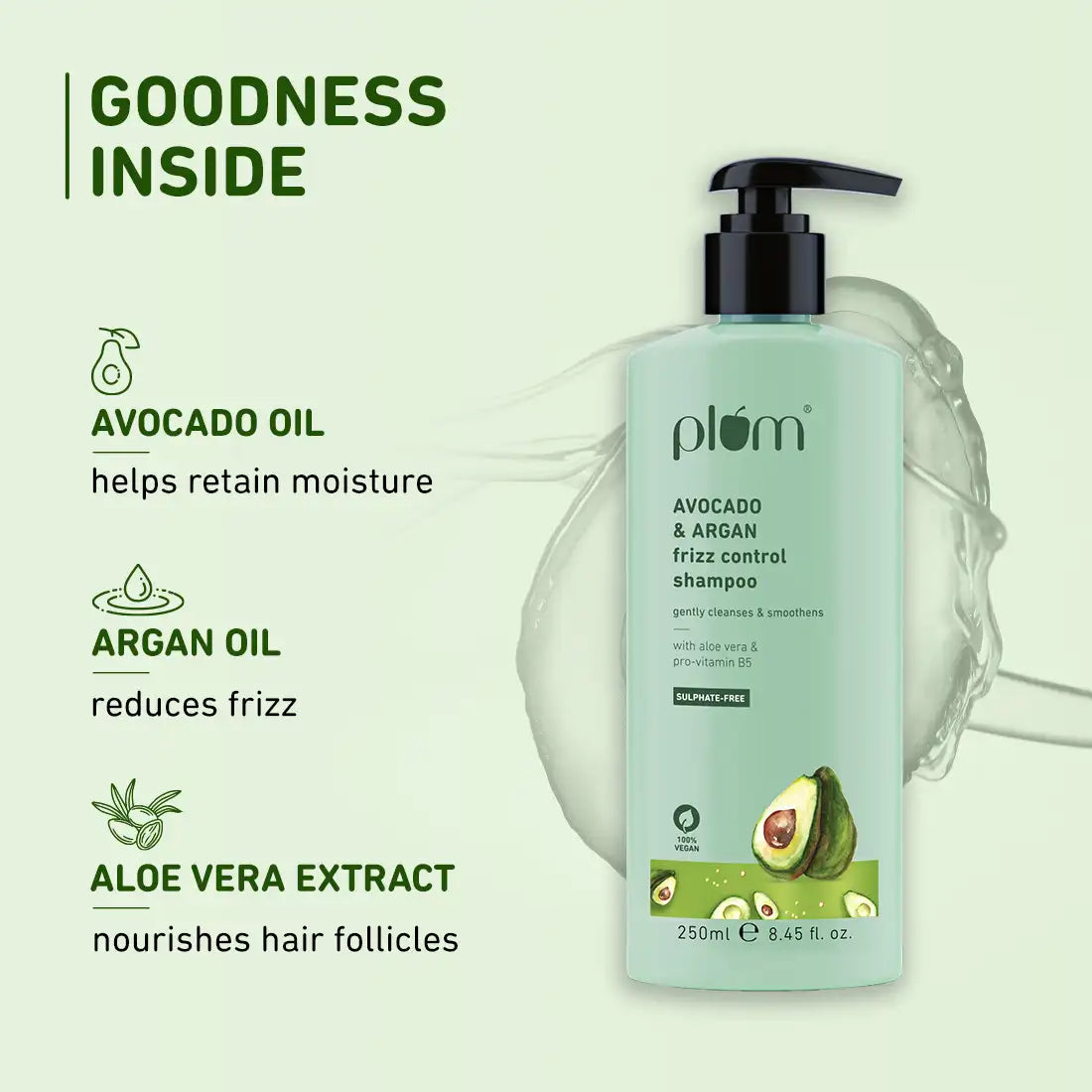 Avocado & Argan Frizz Control Shampoo
