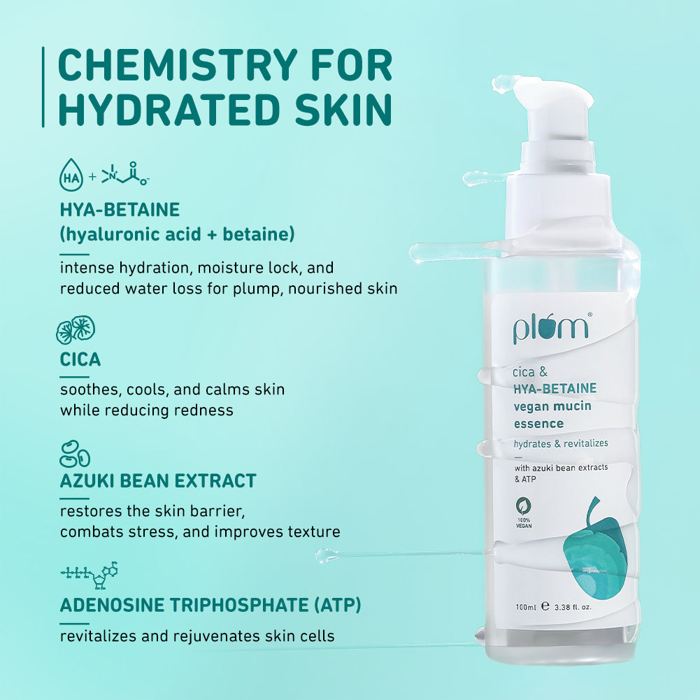 Cica & Hya-Betaine Vegan Mucin Face Essence
