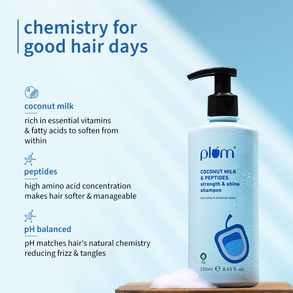 Coconut & Peptides Soft Hair Duo| Shampoo, Conditioner