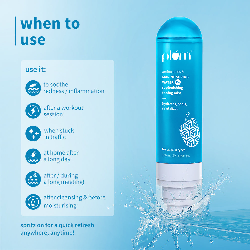 1% Marine Spring Water Replenishing Toning Mist Spray