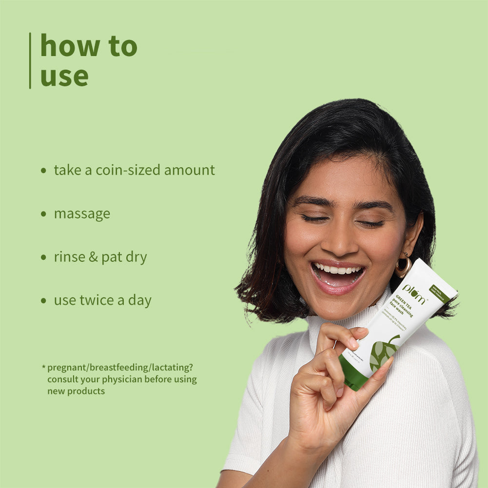 Green Tea Pore Cleansing Face Wash For Oily & Acne-Prone Skin