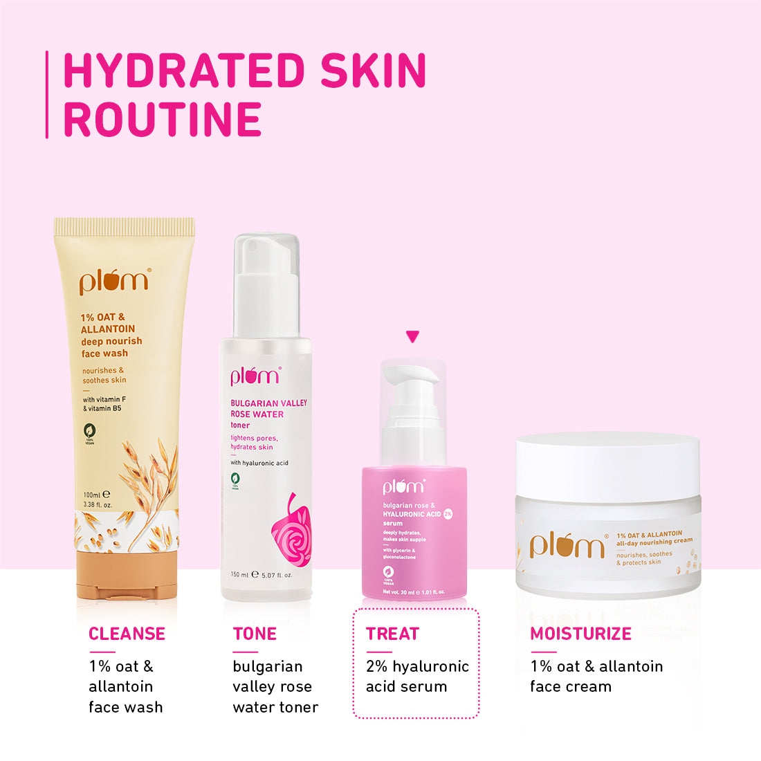Bulgarian Rose & 2% Hyaluronic Acid Serum For Dry Skin