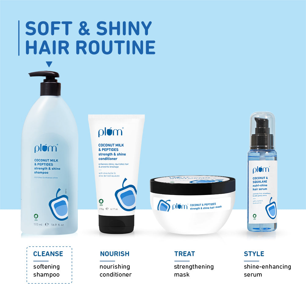 Coconut Milk & Peptides Shampoo For Soft & Shiny Hair