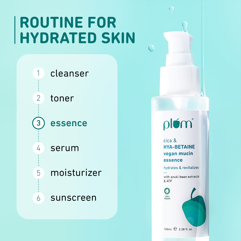 Cica & Hya-Betaine Vegan Mucin Face Essence