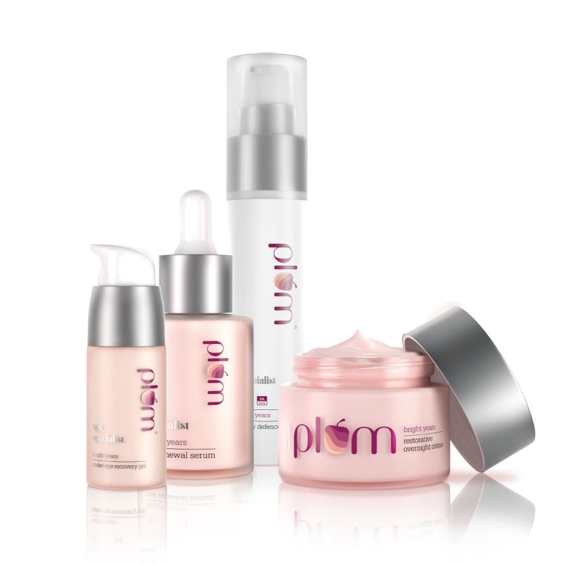 Bright Years Age Specialist Full Set | Eye Recovery Gel, Cell Renewal Serum, Sunscreen & Night Cream