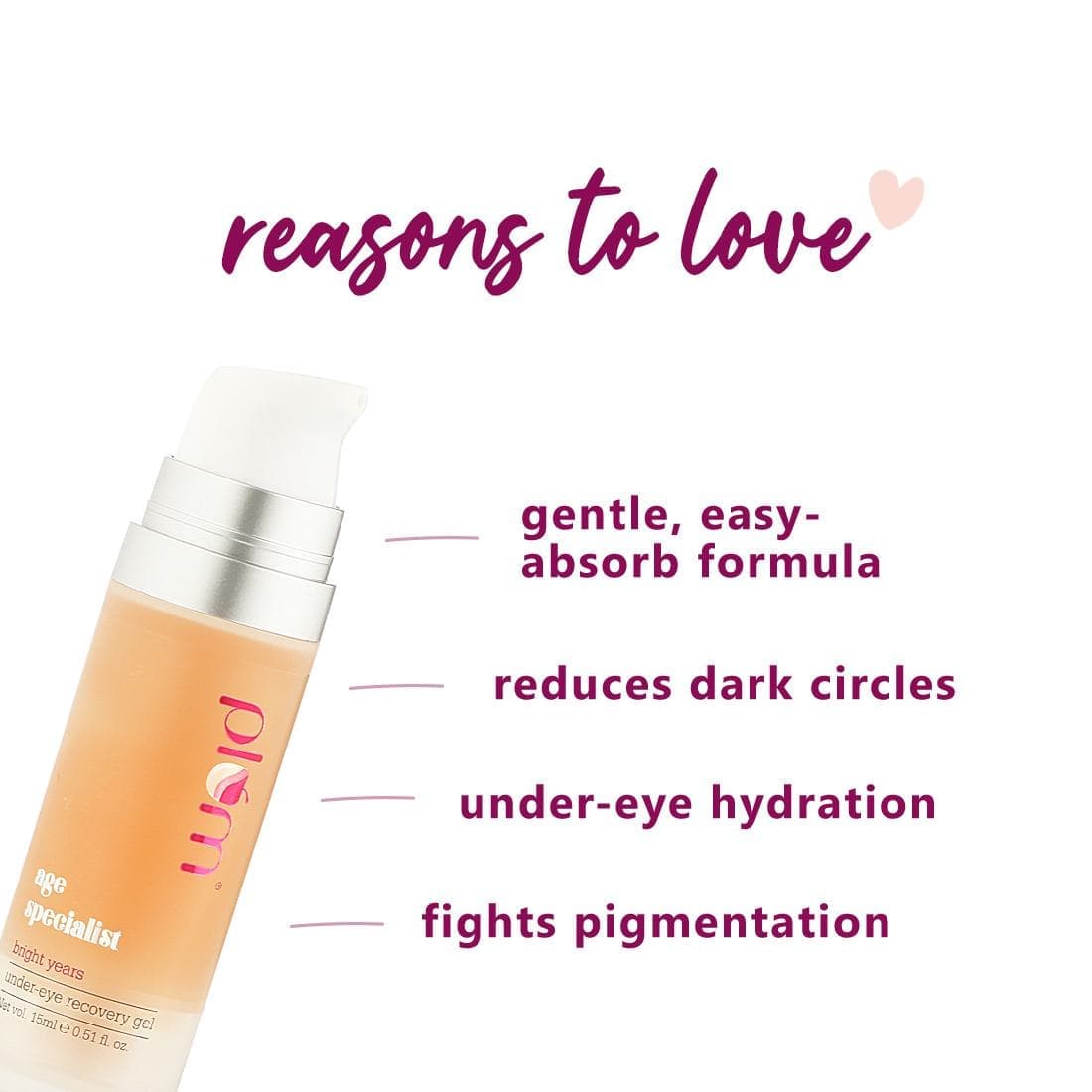Bright Years Under-Eye Recovery Gel For Mature Skin