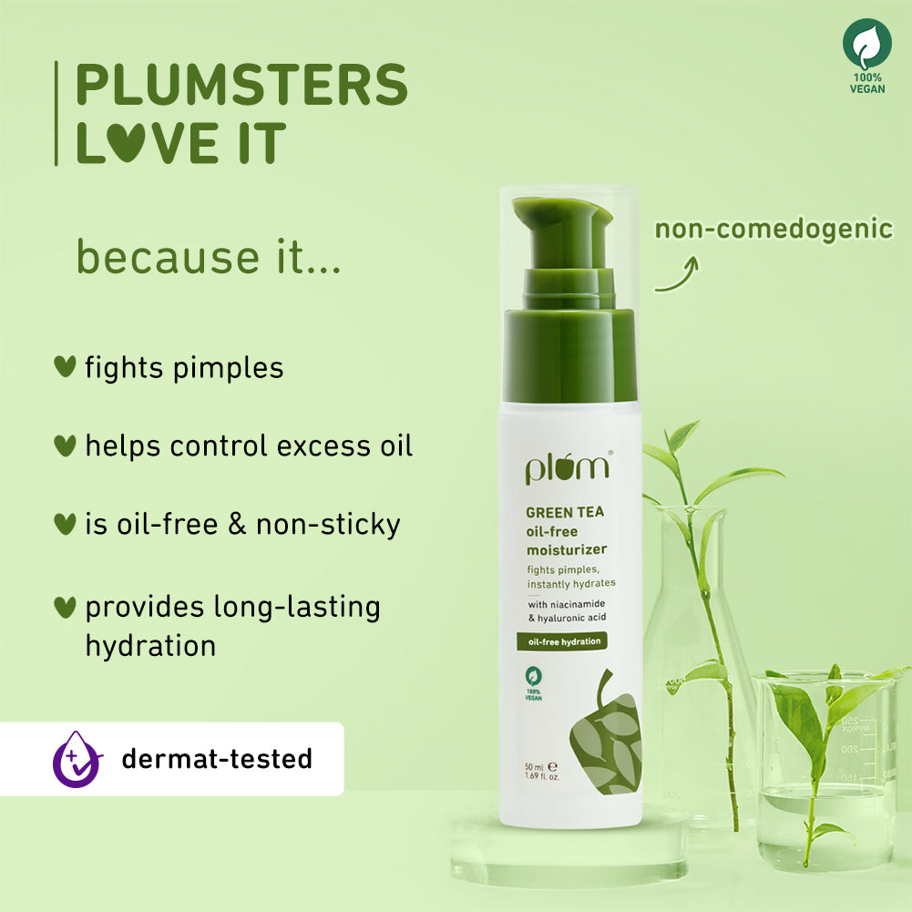 Green Tea Oil-Free Moisturizer For Oily & Acne-Prone Skin