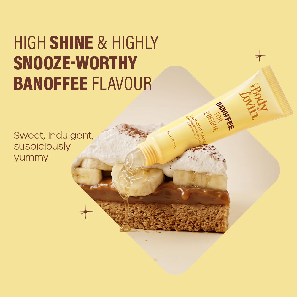 Banoffee for Brekkie Glassic Lip Balm by BodyLovin'