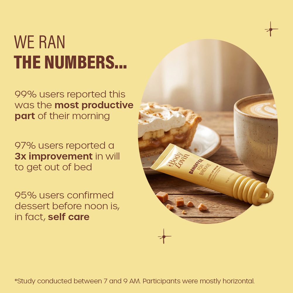 Banoffee for Brekkie Glassic Lip Balm by BodyLovin'
