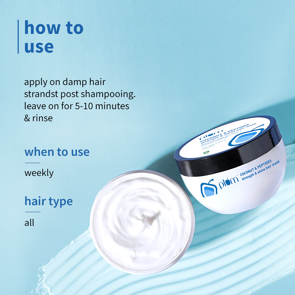 Coconut & Peptides Hair Mask For Soft & Shiny Hair