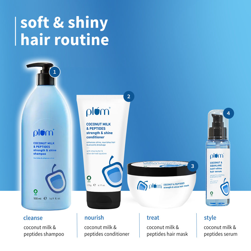 Coconut Milk & Peptides Shampoo For Soft & Shiny Hair
