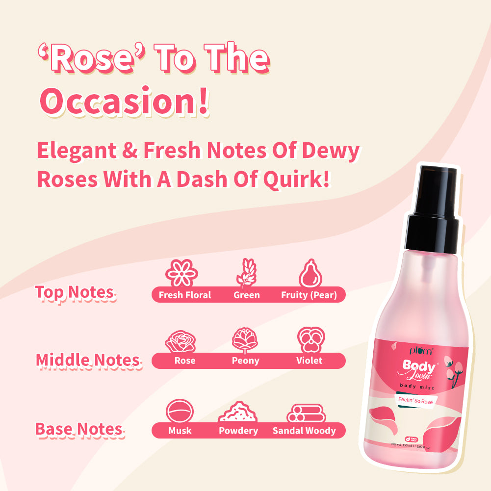 Feelin’ So Rose Body Mist by BodyLovin'