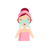 cleanse face using a good, mild face wash that suits your skin type