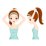 tie up your hair so it doesn't get in your way