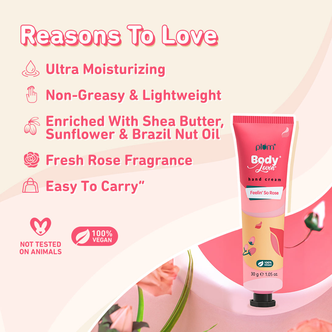 Feelin’ So Rose Hand Cream by BodyLovin'