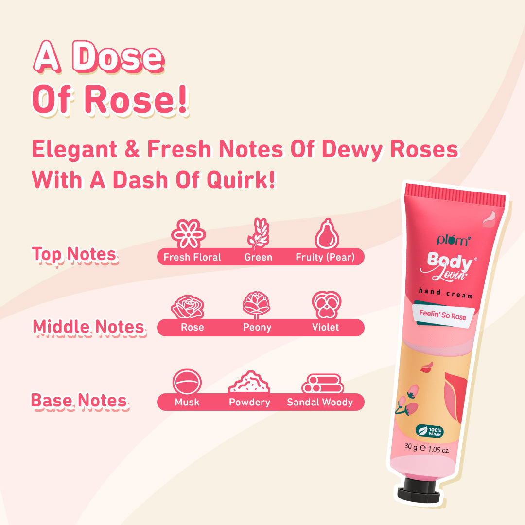Feelin’ So Rose Hand Cream by BodyLovin'