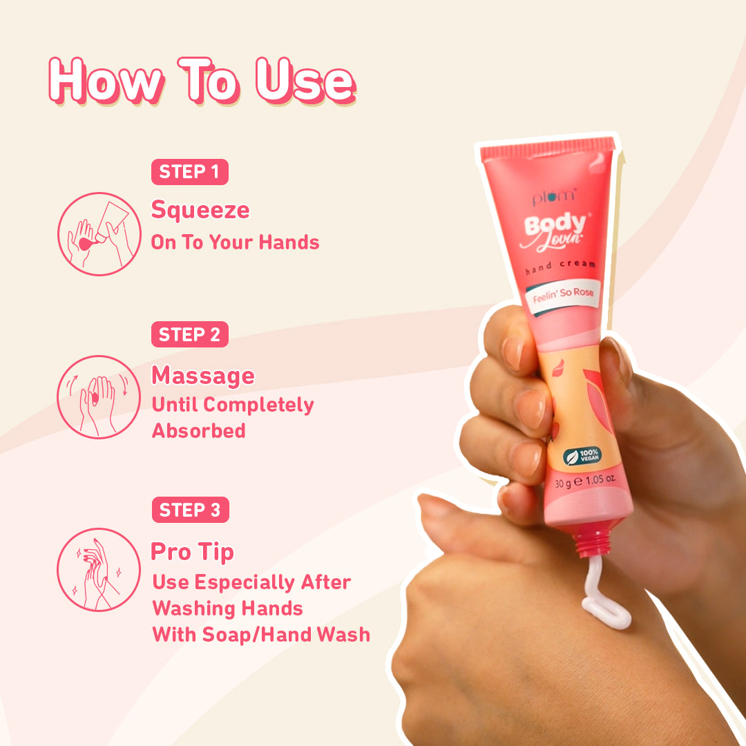 Feelin’ So Rose Hand Cream by BodyLovin'