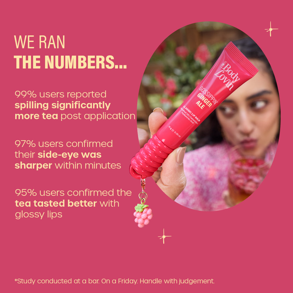 Gossippin' Ginger Ale Glassic Lip Balm by BodyLovin'