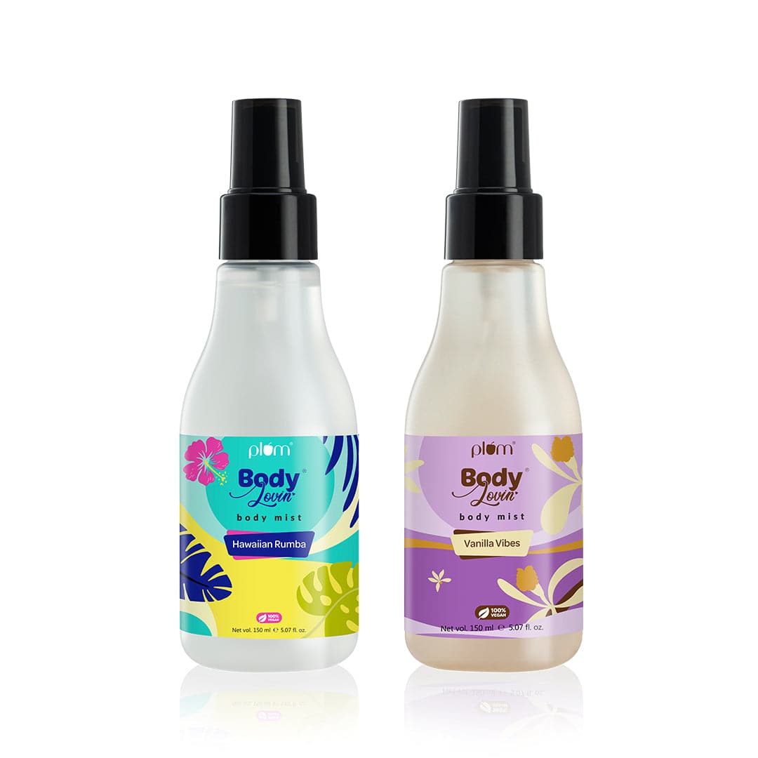 Vanilla & Beachy Vibes Body Mist Duo by BodyLovin'