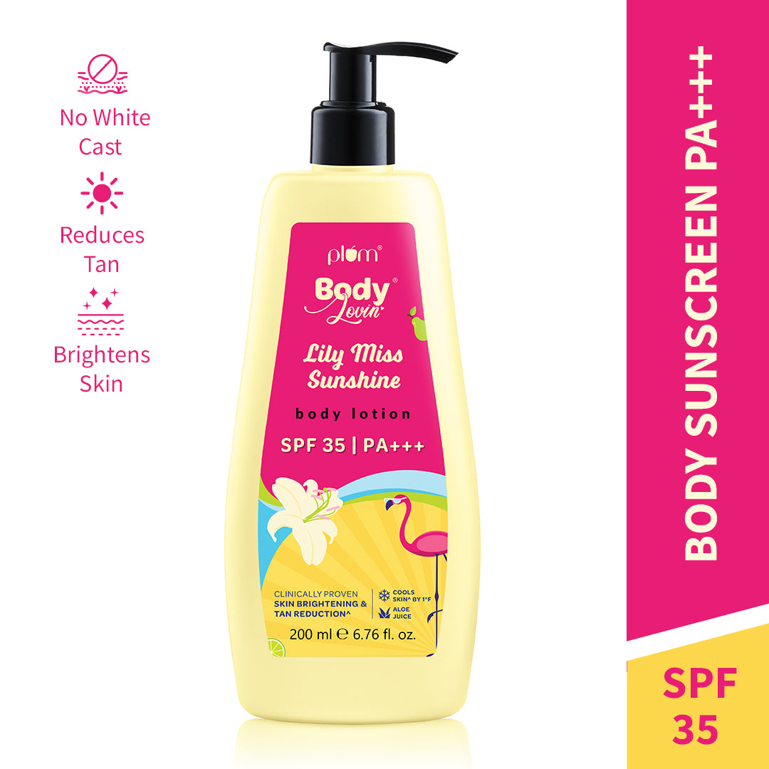 Lily Miss Sunshine Sunscreen Body Lotion SPF 35 PA+++ by BodyLovin'