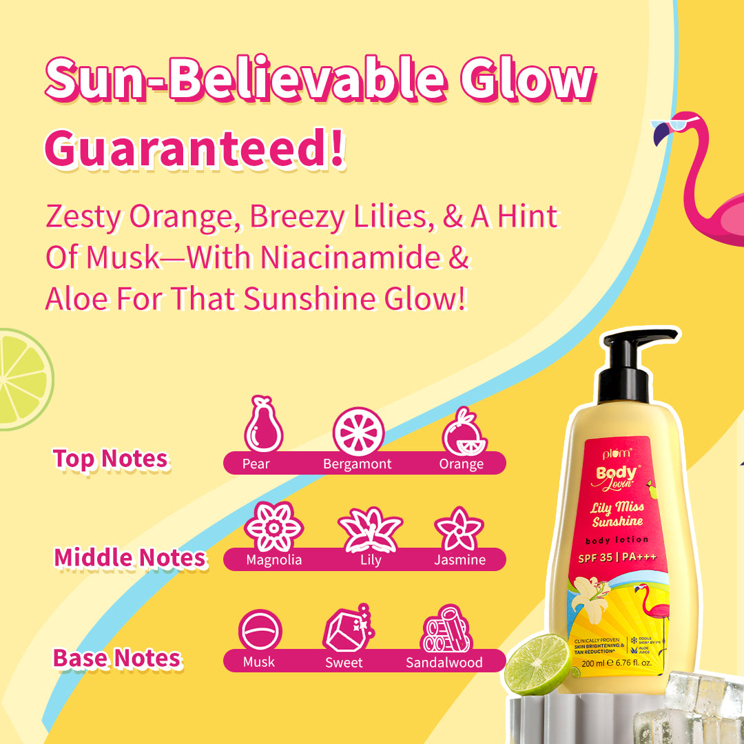 Lily Miss Sunshine Sunscreen Body Lotion SPF 35 PA+++ by BodyLovin'