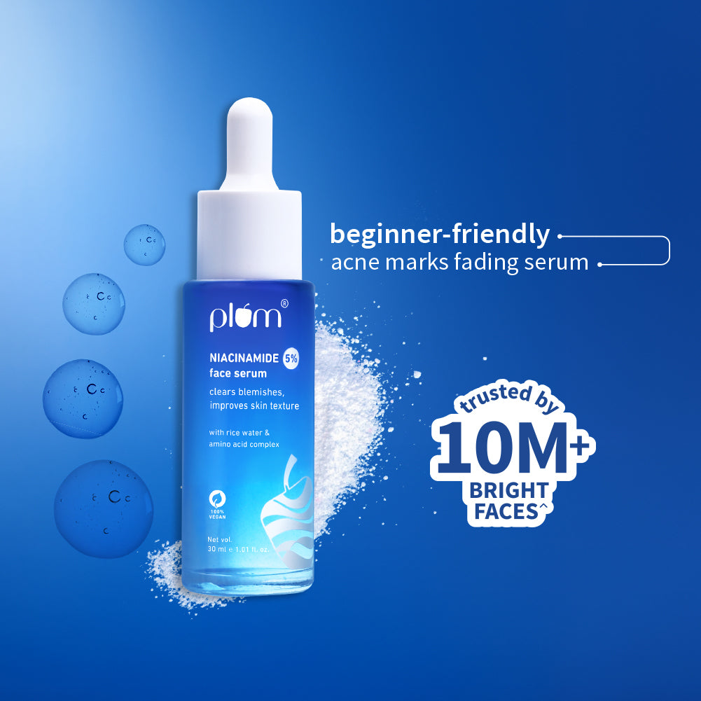5% Niacinamide & Rice Water Brightening Face Serum For Clear & Bright Skin