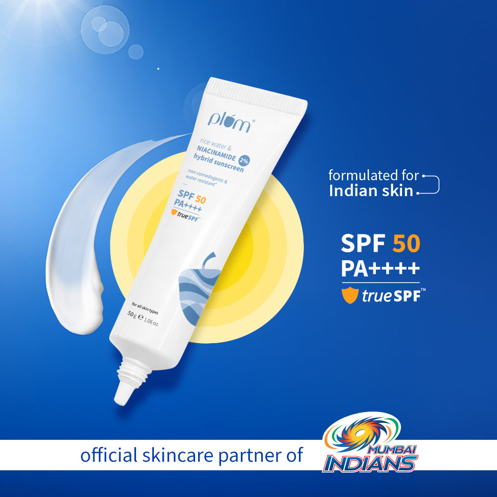 2% Niacinamide & Rice Water SPF 50 PA++++ Hybrid Sunscreen