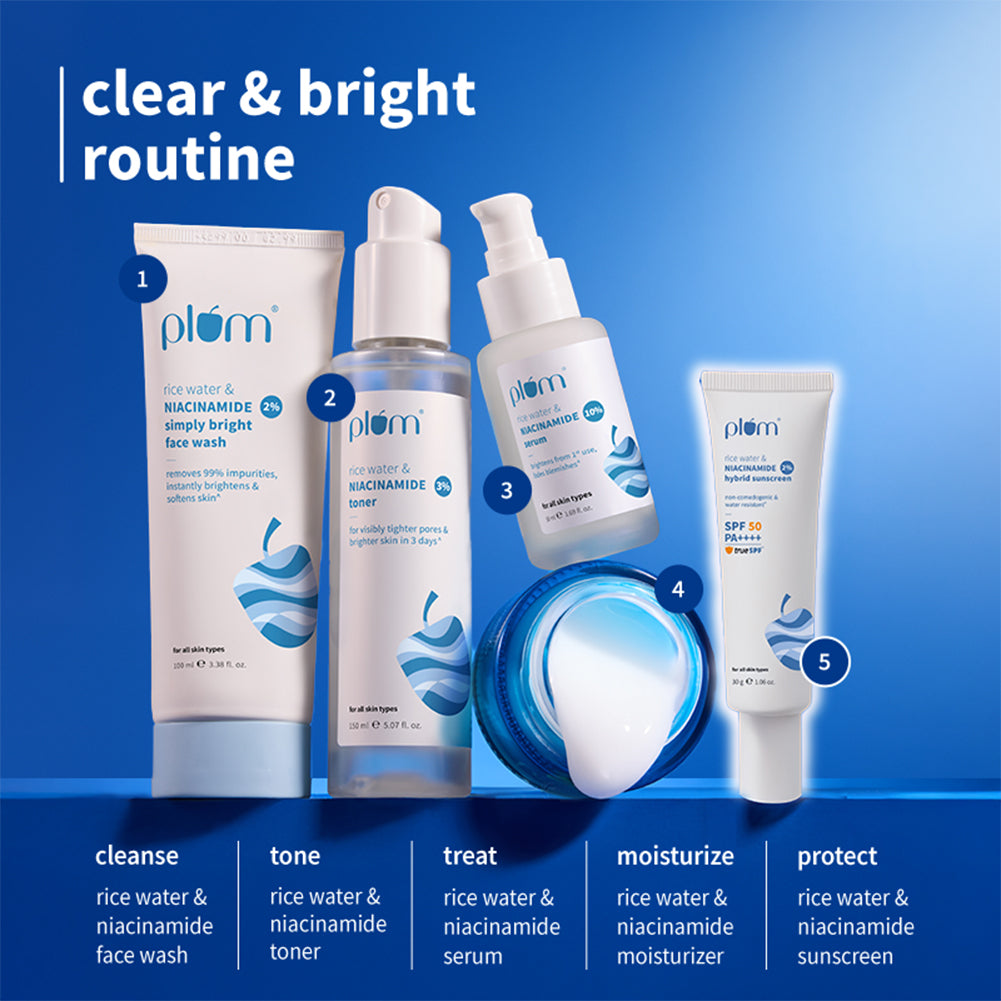 2% Niacinamide & Rice Water SPF 50 PA++++ Hybrid Sunscreen