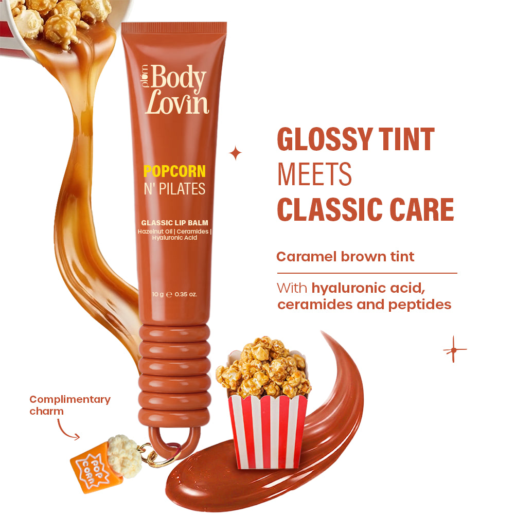 Popcorn N' Pilates Glassic Lip Balm by BodyLovin'