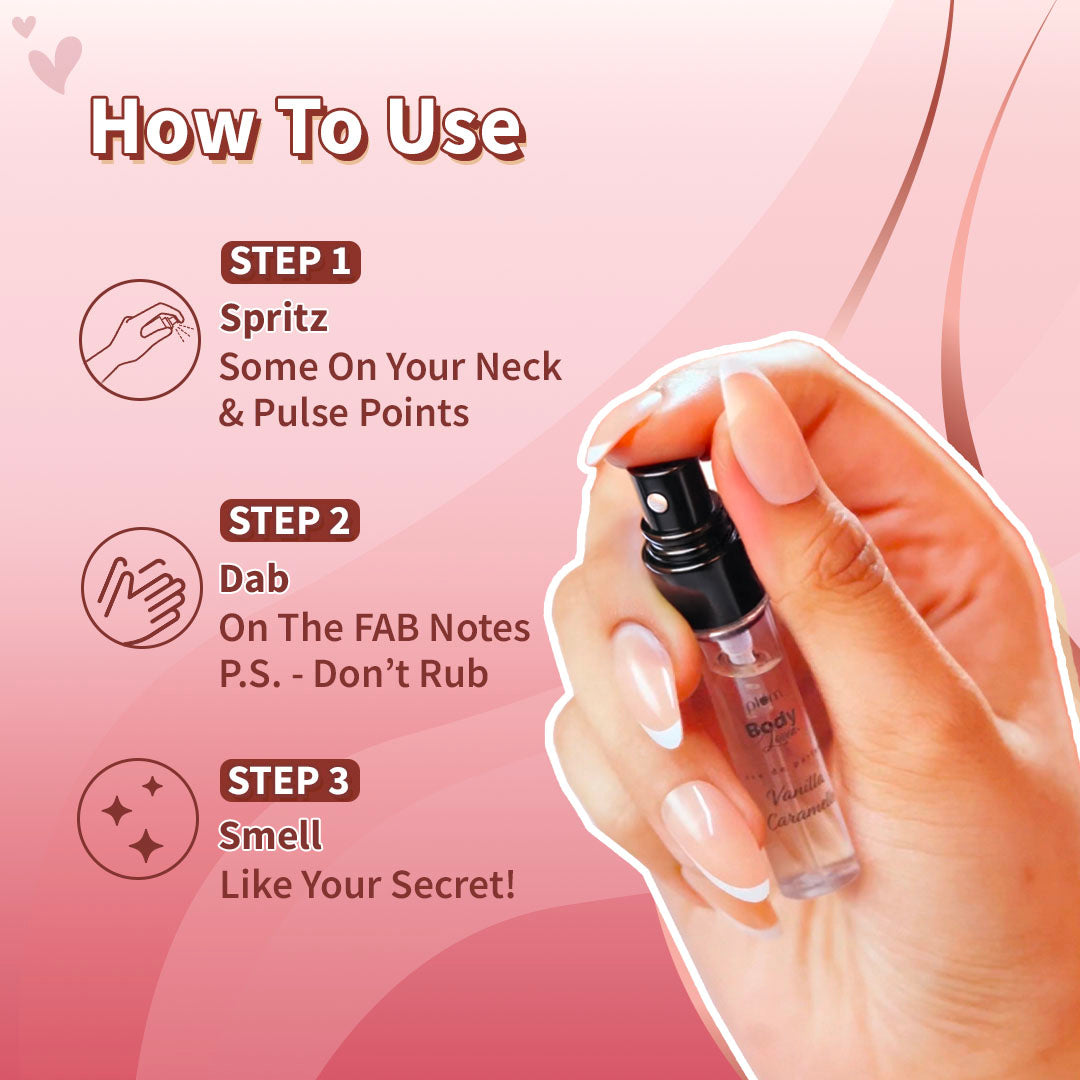 Pocket Diary Perfume Discovery Set by Plum BodyLovin"