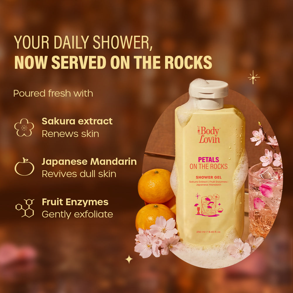 Petals On The Rocks Shower Gel by BodyLovin'