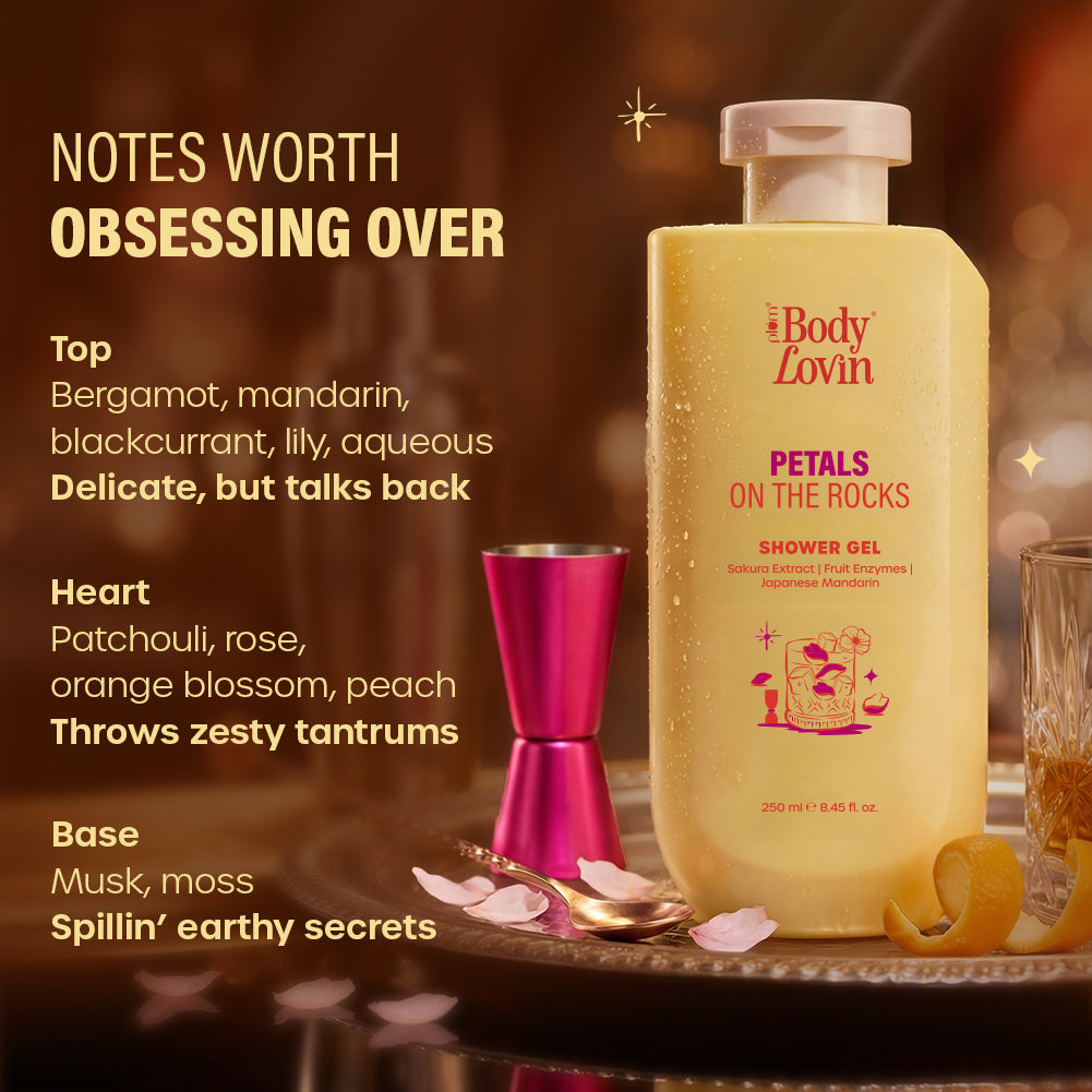 Petals On The Rocks Shower Gel by BodyLovin'