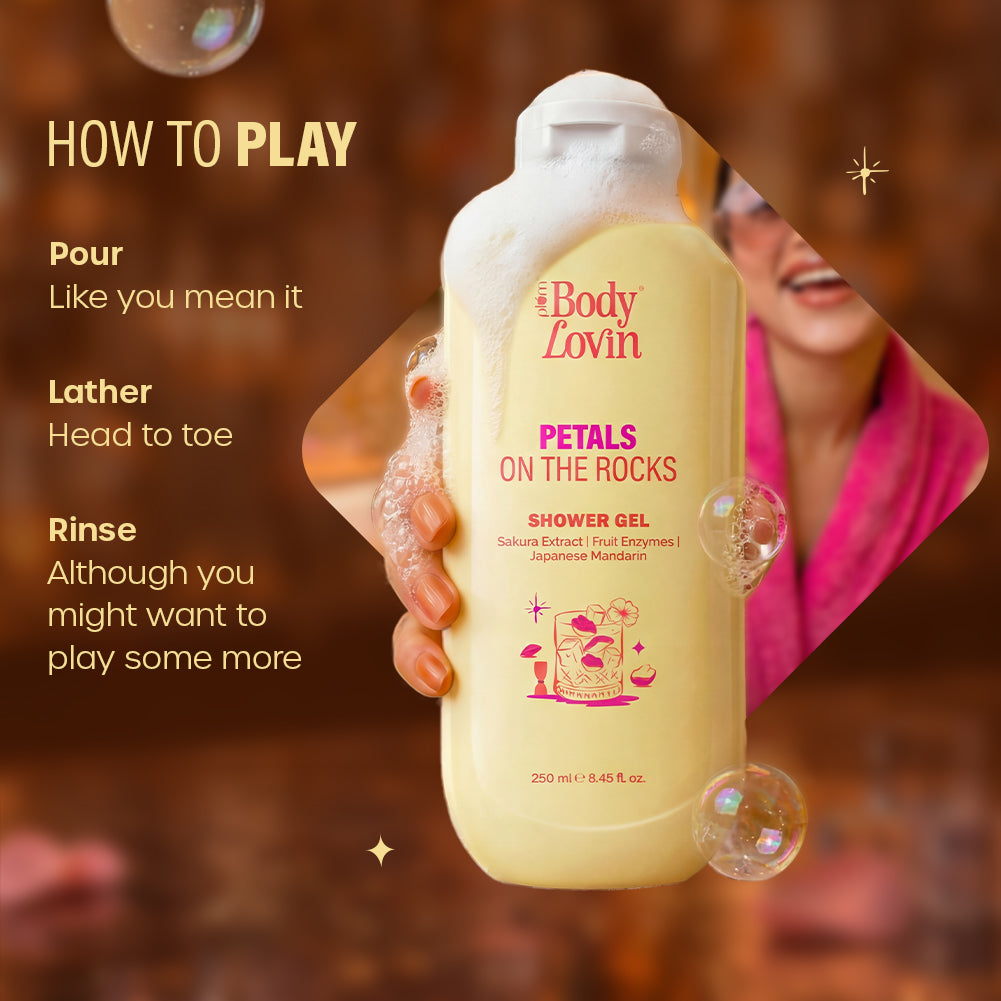 Petals On The Rocks Shower Gel by BodyLovin'