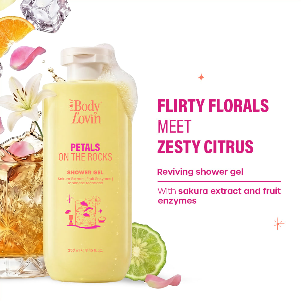 Petals On The Rocks Shower Gel by BodyLovin'