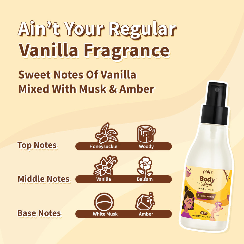 Smokin’ Vanilla Body Mist by BodyLovin'