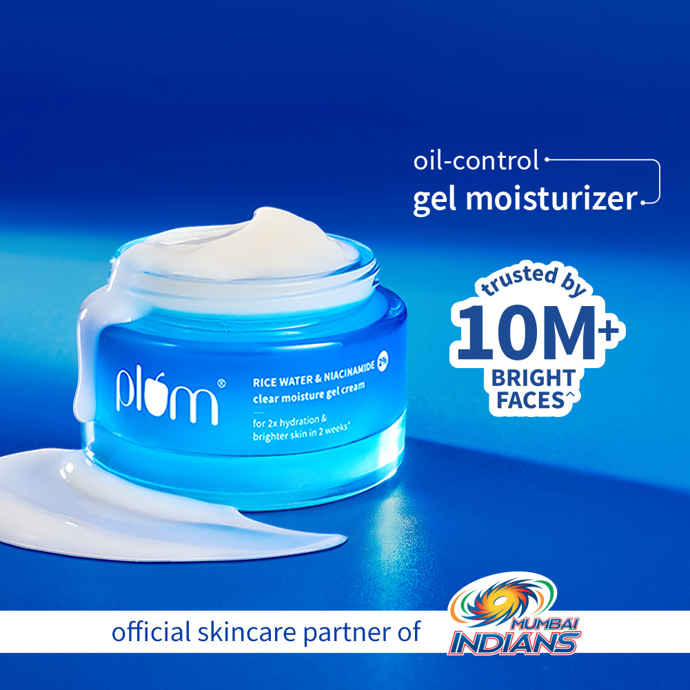 2% Niacinamide & Rice Water Brightening Gel Moisturizer For Clear & Bright Skin