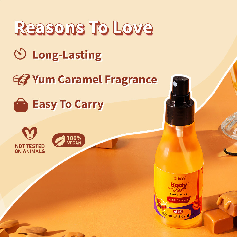 Vanilla Caramello Body Mist by BodyLovin'