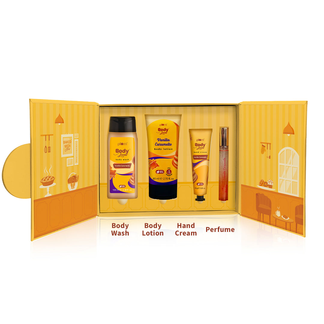 Vanilla Caramello Bath & Body Gift Set by BodyLovin'