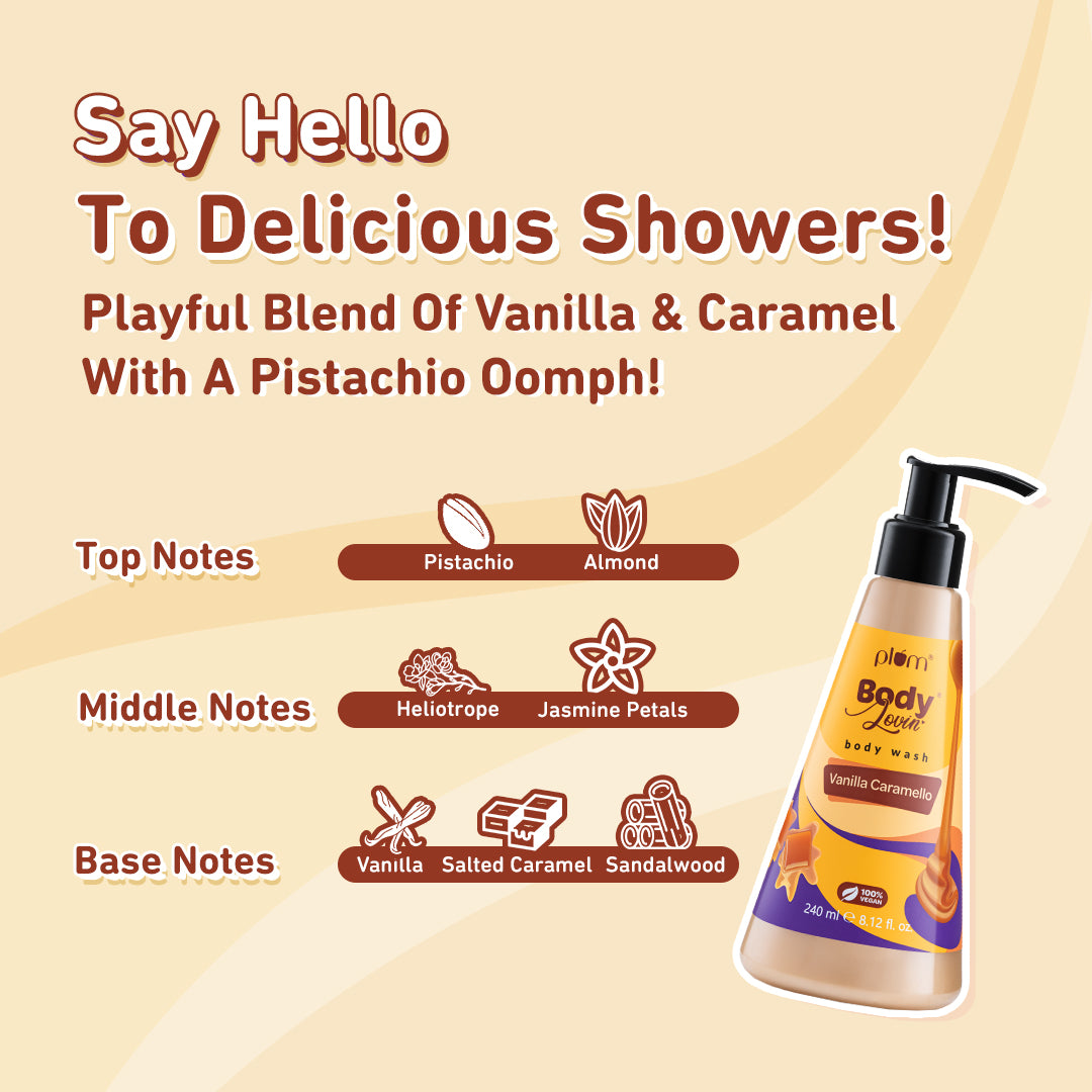 Vanilla Caramello Body Wash by BodyLovin'