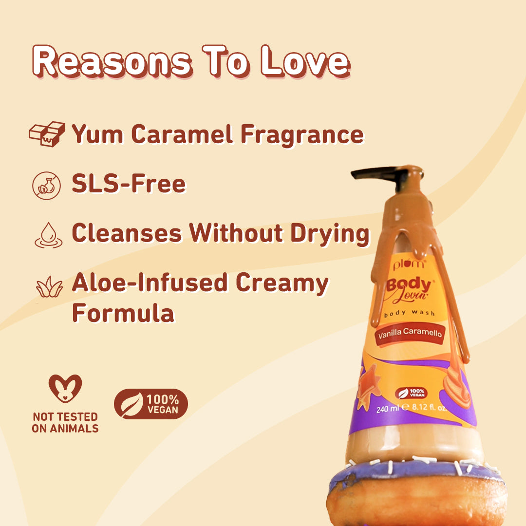 Vanilla Caramello Body Wash by BodyLovin'