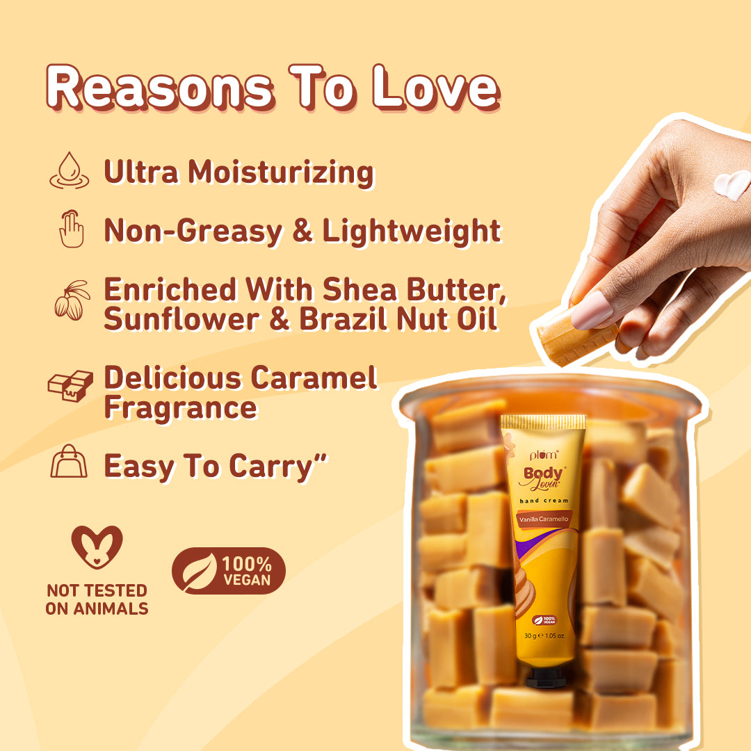 Vanilla Caramello Hand Cream by BodyLovin'